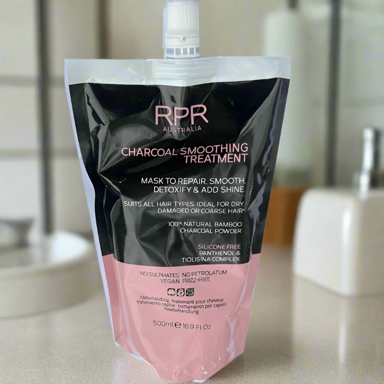 RPR Charcoal Smoothing Treatment 500ml Repair Smooth Detoxify Add Shine - On Line Hair Depot