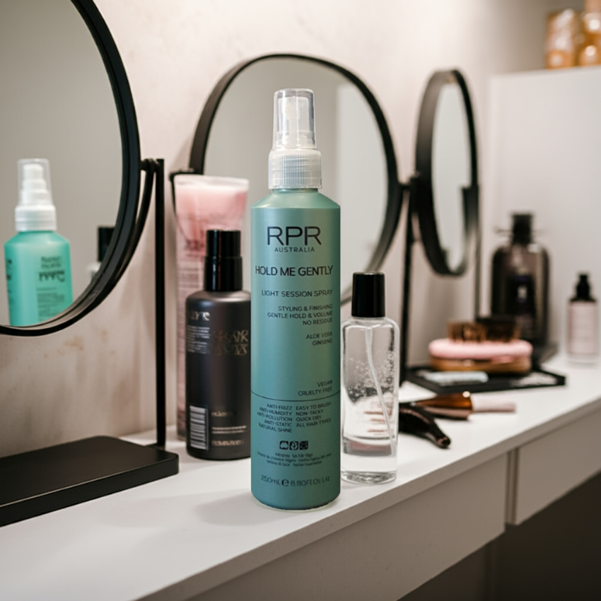RPR Hold Me Gently Duo Light Session Spray Gentle Hold & Volume No Residue - On Line Hair Depot
