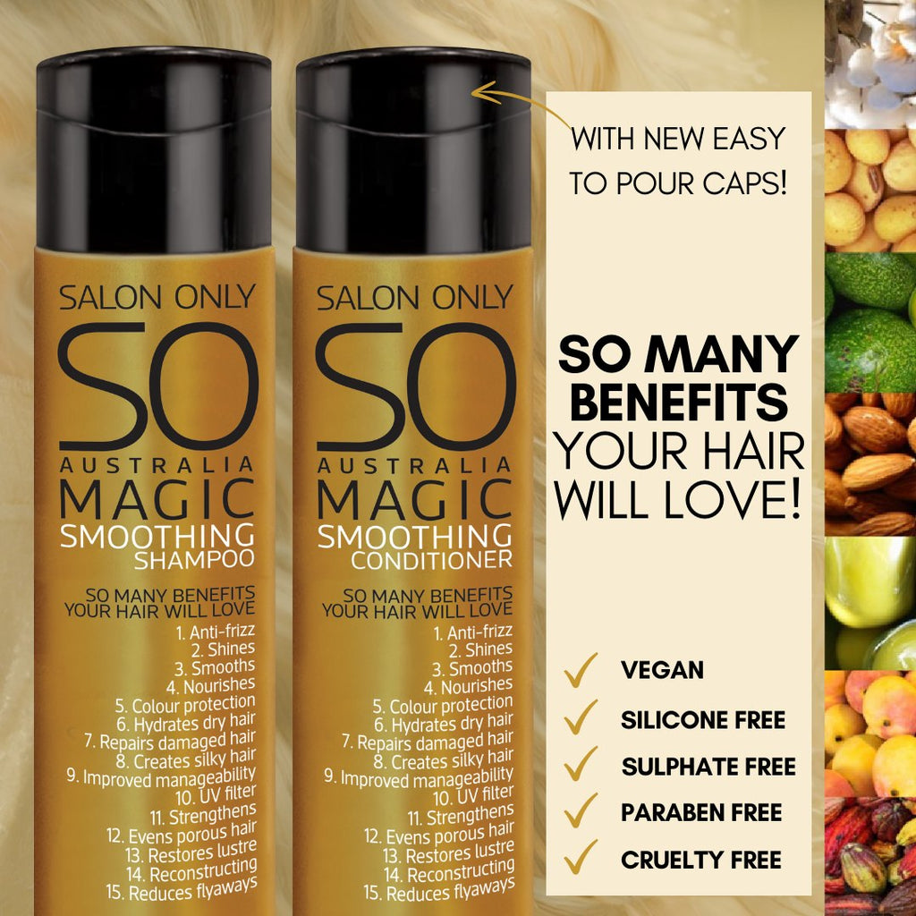 Salon Only SO Magic Smoothing Shampoo 300ml with over 15 added Benefits - On Line Hair Depot