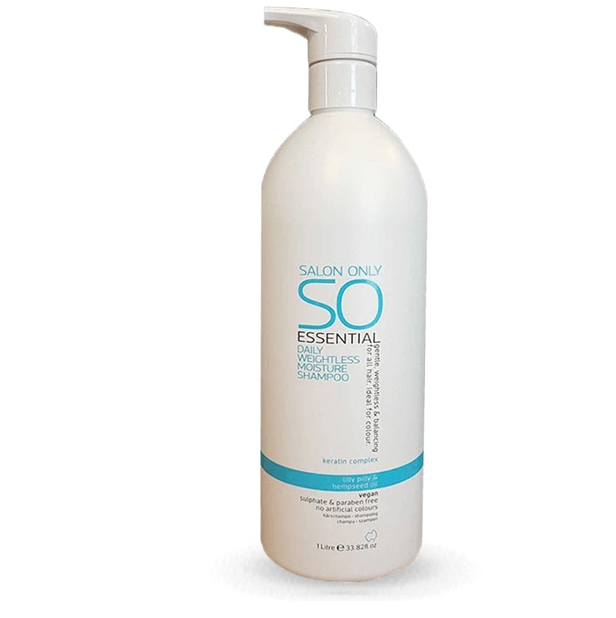 SO Essential Daily Moisturising, Gentle Weightless & Balancing Shampo 1lt - On Line Hair Depot